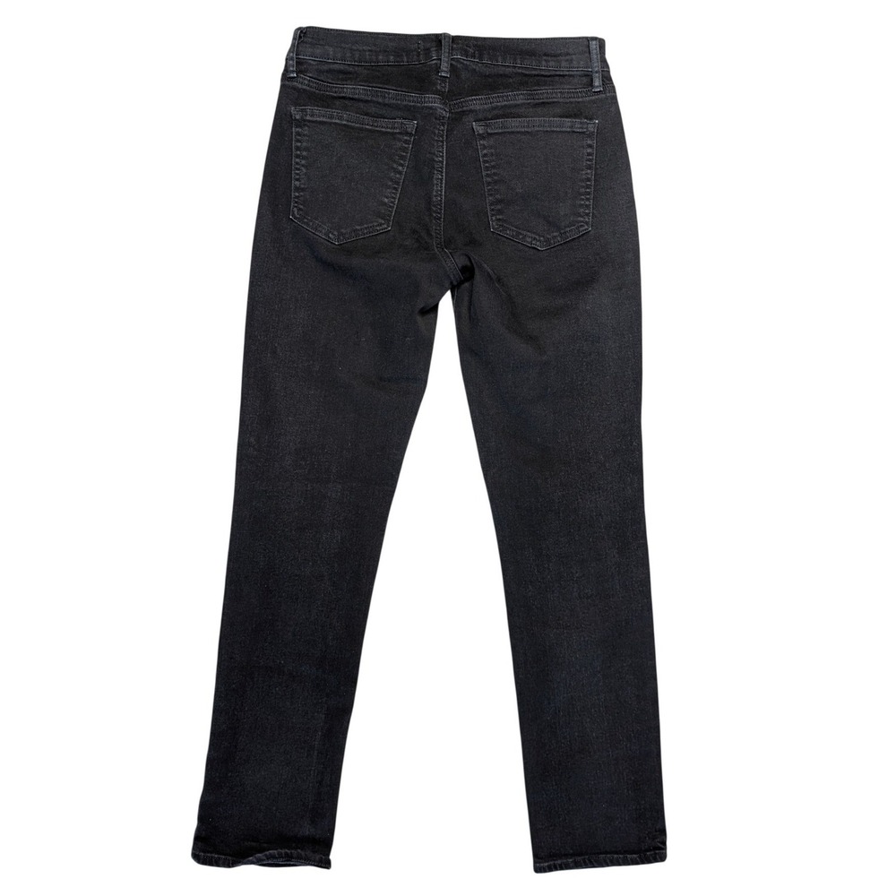 Gap Sz. 29 Straight Leg Black Cotton Denim Stretchy Casual Everyday Jeans